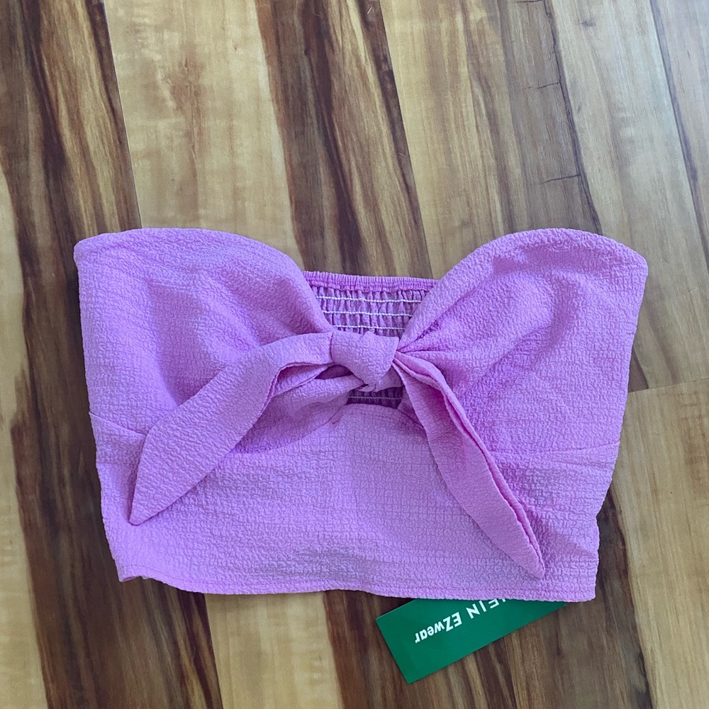 Purple Bow Tube Top